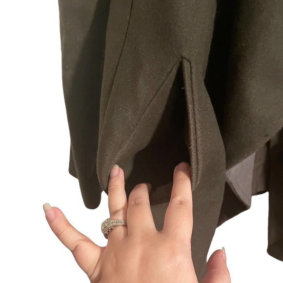 ALLSAINTS Chocolate Brown Wool Blend Jax Jacket w/Pockets - Picture 3 of 9